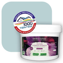 Charger l&#39;image dans la galerie, Peinture écologique Natura Tassili® Les Bleus (L&#39;Atelier by Edicolor 157C/157-C/157C1) Intérieur/Extérieur VELOURS
