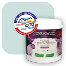 Charger l&#39;image dans la galerie, Peinture écologique Natura Tassili® Les Bleus (L&#39;Atelier by Edicolor 164A/164-A/164A1) Intérieur/Extérieur VELOURS
