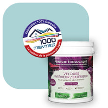 Charger l&#39;image dans la galerie, Peinture écologique Natura Tassili® Les Bleus (L&#39;Atelier by Edicolor 164B/164-B/164B1) Intérieur/Extérieur VELOURS
