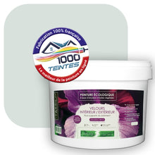 Charger l&#39;image dans la galerie, Peinture écologique Natura Tassili® Les Bleus (L&#39;Atelier by Edicolor 165A/165-A/165A1) Intérieur/Extérieur VELOURS
