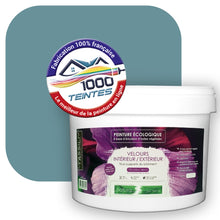 Charger l&#39;image dans la galerie, Peinture écologique Natura Tassili® Les Bleus (L&#39;Atelier by Edicolor 165D/165-D/165D1) Intérieur/Extérieur VELOURS
