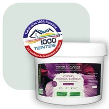 Charger l&#39;image dans la galerie, Peinture écologique Natura Tassili® Les Bleus (L&#39;Atelier by Edicolor 166A/166-A/166A1) Intérieur/Extérieur VELOURS
