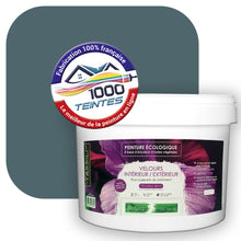 Charger l&#39;image dans la galerie, Peinture écologique Natura Tassili® Les Bleus (L&#39;Atelier by Edicolor 166E/166-E/166E1) Intérieur/Extérieur VELOURS
