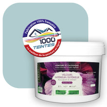 Charger l&#39;image dans la galerie, Peinture écologique Natura Tassili® Les Bleus (L&#39;Atelier by Edicolor 167A/167-A/167A1) Intérieur/Extérieur VELOURS
