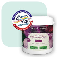 Charger l&#39;image dans la galerie, Peinture écologique Natura Tassili® Les Bleus (L&#39;Atelier by Edicolor 170A/170-A/170A1) Intérieur/Extérieur VELOURS
