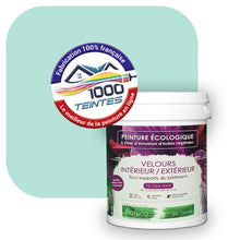 Charger l&#39;image dans la galerie, Peinture écologique Natura Tassili® Les Bleus (L&#39;Atelier by Edicolor 171A/171-A/171A1) Intérieur/Extérieur VELOURS
