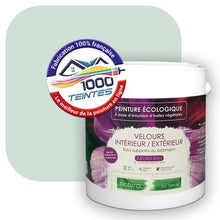 Charger l&#39;image dans la galerie, Peinture écologique Natura Tassili® Les Verts (L&#39;Atelier by Edicolor 173B/173-B/173B1) Intérieur/Extérieur VELOURS
