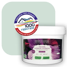 Charger l&#39;image dans la galerie, Peinture écologique Natura Tassili® Les Verts (L&#39;Atelier by Edicolor 173B/173-B/173B1) Intérieur/Extérieur VELOURS
