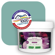 Charger l&#39;image dans la galerie, Peinture écologique Natura Tassili® Les Verts (L&#39;Atelier by Edicolor 173D/173-D/173D1) Intérieur/Extérieur VELOURS
