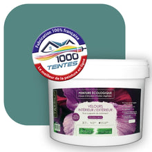 Charger l&#39;image dans la galerie, Peinture écologique Natura Tassili® Les Verts (L&#39;Atelier by Edicolor 173E/173-E/173E1) Intérieur/Extérieur VELOURS

