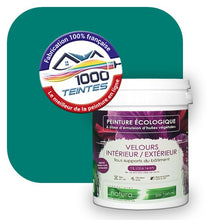 Charger l&#39;image dans la galerie, Peinture écologique Natura Tassili® Les Verts (L&#39;Atelier by Edicolor 174D/174-D/174D1) Intérieur/Extérieur VELOURS

