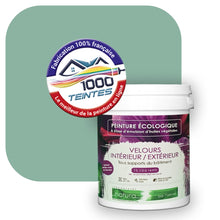 Charger l&#39;image dans la galerie, Peinture écologique Natura Tassili® Les Verts (L&#39;Atelier by Edicolor 177B/177-B/177B1) Intérieur/Extérieur VELOURS
