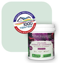 Charger l&#39;image dans la galerie, Peinture écologique Natura Tassili® Les Verts (L&#39;Atelier by Edicolor 178A/178-A/178A1) Intérieur/Extérieur VELOURS
