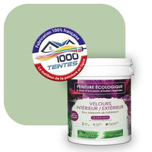 Charger l&#39;image dans la galerie, Peinture écologique Natura Tassili® Les Verts (L&#39;Atelier by Edicolor 181B/181-B/181B1) Intérieur/Extérieur VELOURS
