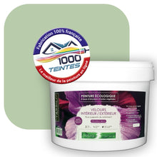 Charger l&#39;image dans la galerie, Peinture écologique Natura Tassili® Les Verts (L&#39;Atelier by Edicolor 181B/181-B/181B1) Intérieur/Extérieur VELOURS
