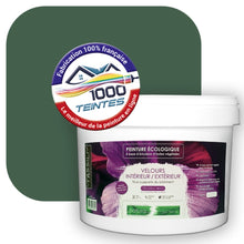 Charger l&#39;image dans la galerie, Peinture écologique Natura Tassili® Les Verts (L&#39;Atelier by Edicolor 182E/182-E/182E1) Intérieur/Extérieur VELOURS
