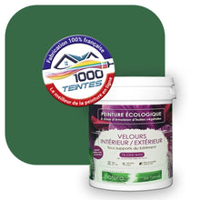 Charger l&#39;image dans la galerie, Peinture écologique Natura Tassili® Les Verts (L&#39;Atelier by Edicolor 183D/183-D/183D1) Intérieur/Extérieur VELOURS
