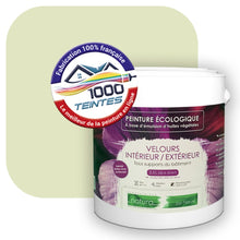 Charger l&#39;image dans la galerie, Peinture écologique Natura Tassili® Les Verts (L&#39;Atelier by Edicolor 187A/187-A/187A1) Intérieur/Extérieur VELOURS
