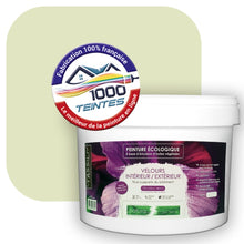Charger l&#39;image dans la galerie, Peinture écologique Natura Tassili® Les Verts (L&#39;Atelier by Edicolor 187A/187-A/187A1) Intérieur/Extérieur VELOURS
