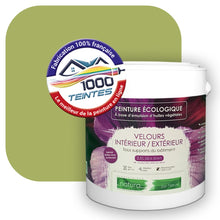 Charger l&#39;image dans la galerie, Peinture écologique Natura Tassili® Les Verts (L&#39;Atelier by Edicolor 188D/188-D/188D1) Intérieur/Extérieur VELOURS
