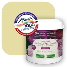 Charger l&#39;image dans la galerie, Peinture écologique Natura Tassili® Les Verts (L&#39;Atelier by Edicolor 189A/189-A/189A1) Intérieur/Extérieur VELOURS
