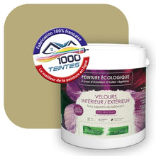 Charger l&#39;image dans la galerie, Peinture écologique Natura Tassili® Les Verts (L&#39;Atelier by Edicolor 190C/190-C/190C1) Intérieur/Extérieur VELOURS
