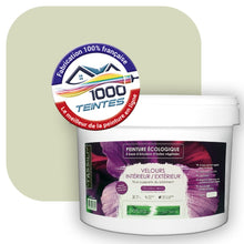 Charger l&#39;image dans la galerie, Peinture écologique Natura Tassili® Les Verts (L&#39;Atelier by Edicolor 191B/191-B/191B1) Intérieur/Extérieur VELOURS
