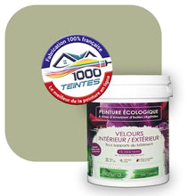 Charger l&#39;image dans la galerie, Peinture écologique Natura Tassili® Les Verts (L&#39;Atelier by Edicolor 193C/193-C/193C1) Intérieur/Extérieur VELOURS
