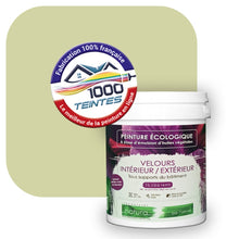 Charger l&#39;image dans la galerie, Peinture écologique Natura Tassili® Les Verts (L&#39;Atelier by Edicolor 194A/194-A/194A1) Intérieur/Extérieur VELOURS
