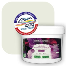 Charger l&#39;image dans la galerie, Peinture écologique Natura Tassili® Les Verts (L&#39;Atelier by Edicolor 195A/195-A/195A1) Intérieur/Extérieur VELOURS
