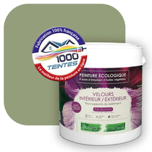 Charger l&#39;image dans la galerie, Peinture écologique Natura Tassili® Les Verts (L&#39;Atelier by Edicolor 195D/195-D/195D1) Intérieur/Extérieur VELOURS
