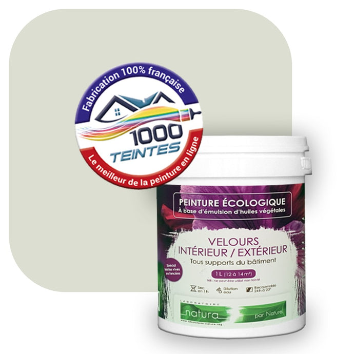 Peinture écologique Natura Tassili® Les Verts (L'Atelier by Edicolor 196A/196-A/196A1) Intérieur/Extérieur VELOURS