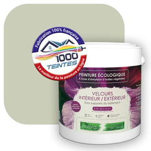 Charger l&#39;image dans la galerie, Peinture écologique Natura Tassili® Les Verts (L&#39;Atelier by Edicolor 196B/196-B/196B1) Intérieur/Extérieur VELOURS
