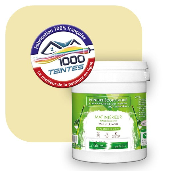 Peinture écologique Natura Tassili® Les Jaunes (L'Atelier by Edicolor 076A/076-A/076A1) Intérieur MAT