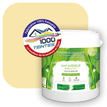 Charger l&#39;image dans la galerie, Peinture écologique Natura Tassili® Les Jaunes (L&#39;Atelier by Edicolor 079A/079-A/079A1) Intérieur MAT
