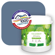 Charger l&#39;image dans la galerie, Peinture écologique Natura Tassili® Les Bleus (L&#39;Atelier by Edicolor 144C/144-C/144C1) Intérieur MAT
