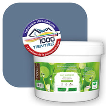 Charger l&#39;image dans la galerie, Peinture écologique Natura Tassili® Les Bleus (L&#39;Atelier by Edicolor 144C/144-C/144C1) Intérieur MAT
