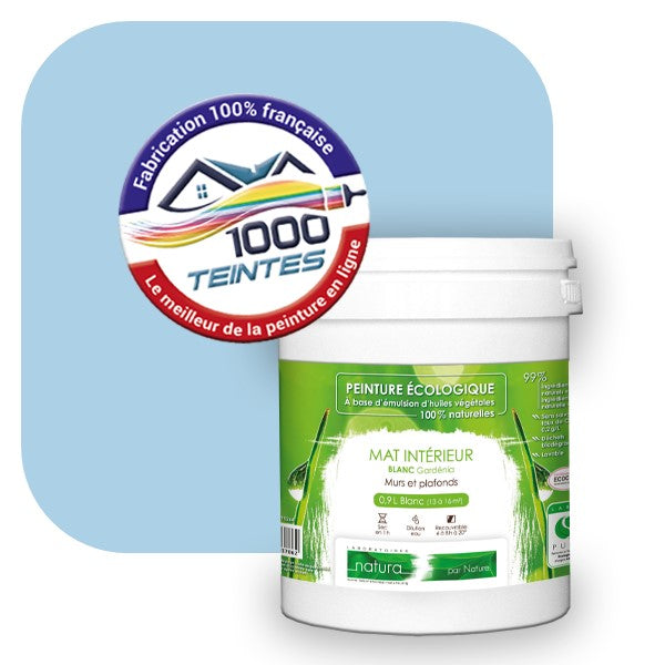 Peinture écologique Natura Tassili® Les Bleus (L'Atelier by Edicolor 149C/149-C/149C1) Intérieur MAT