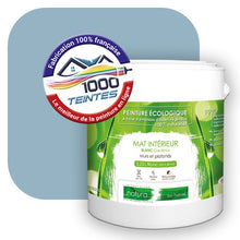 Charger l&#39;image dans la galerie, Peinture écologique Natura Tassili® Les Bleus (L&#39;Atelier by Edicolor 153C/153-C/153C1) Intérieur MAT
