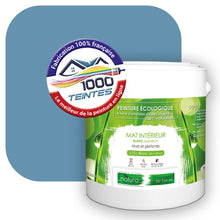 Charger l&#39;image dans la galerie, Peinture écologique Natura Tassili® Les Bleus (L&#39;Atelier by Edicolor 154C/154-C/154C1) Intérieur MAT
