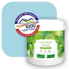 Charger l&#39;image dans la galerie, Peinture écologique Natura Tassili® Les Bleus (L&#39;Atelier by Edicolor 158A/158-A/158A1) Intérieur MAT
