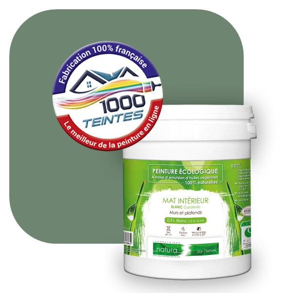 Peinture écologique Natura Tassili® Les Verts (L'Atelier by Edicolor 179E/179-E/179E1) Intérieur MAT