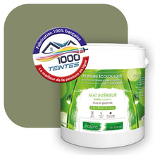 Charger l&#39;image dans la galerie, Peinture écologique Natura Tassili® Les Verts (L&#39;Atelier by Edicolor 193D/193-D/193D1) Intérieur MAT
