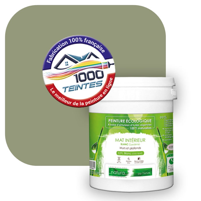 Peinture écologique Natura Tassili® Les Verts (L'Atelier by Edicolor 196E/196-E/196E1) Intérieur MAT