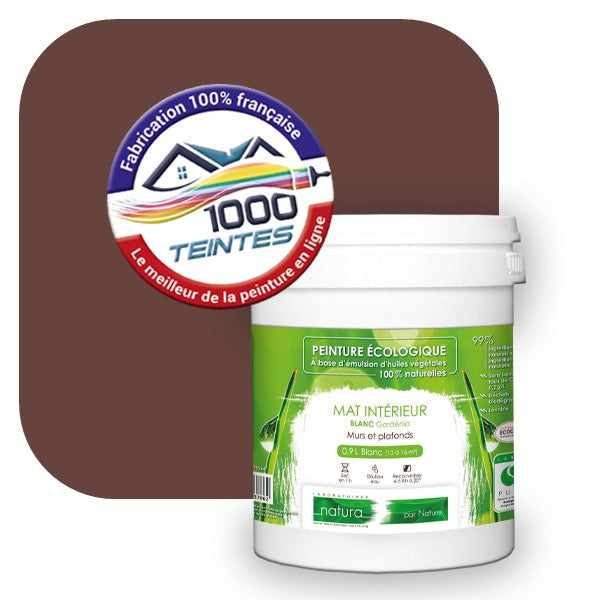 Peinture écologique Natura Tassili® Les minérales Terre d'Ombre (Natura Ethnic NE-044) Intérieur MAT