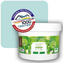 Charger l&#39;image dans la galerie, Peinture écologique Natura Tassili® Les naïades Bleu de Barents (Natura Ethnic NE-049) Intérieur MAT
