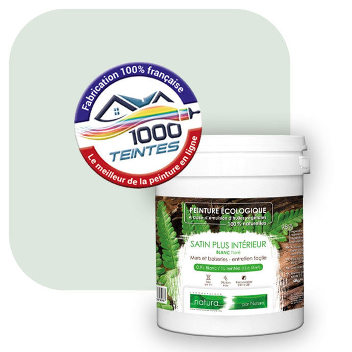 Peinture écologique Natura Tassili® Les Verts (L'Atelier by Edicolor 173A/173-A/173A1) Intérieur SATIN