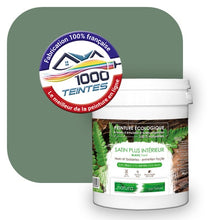 Charger l&#39;image dans la galerie, Peinture écologique Natura Tassili® Les Verts (L&#39;Atelier by Edicolor 179E/179-E/179E1) Intérieur SATIN

